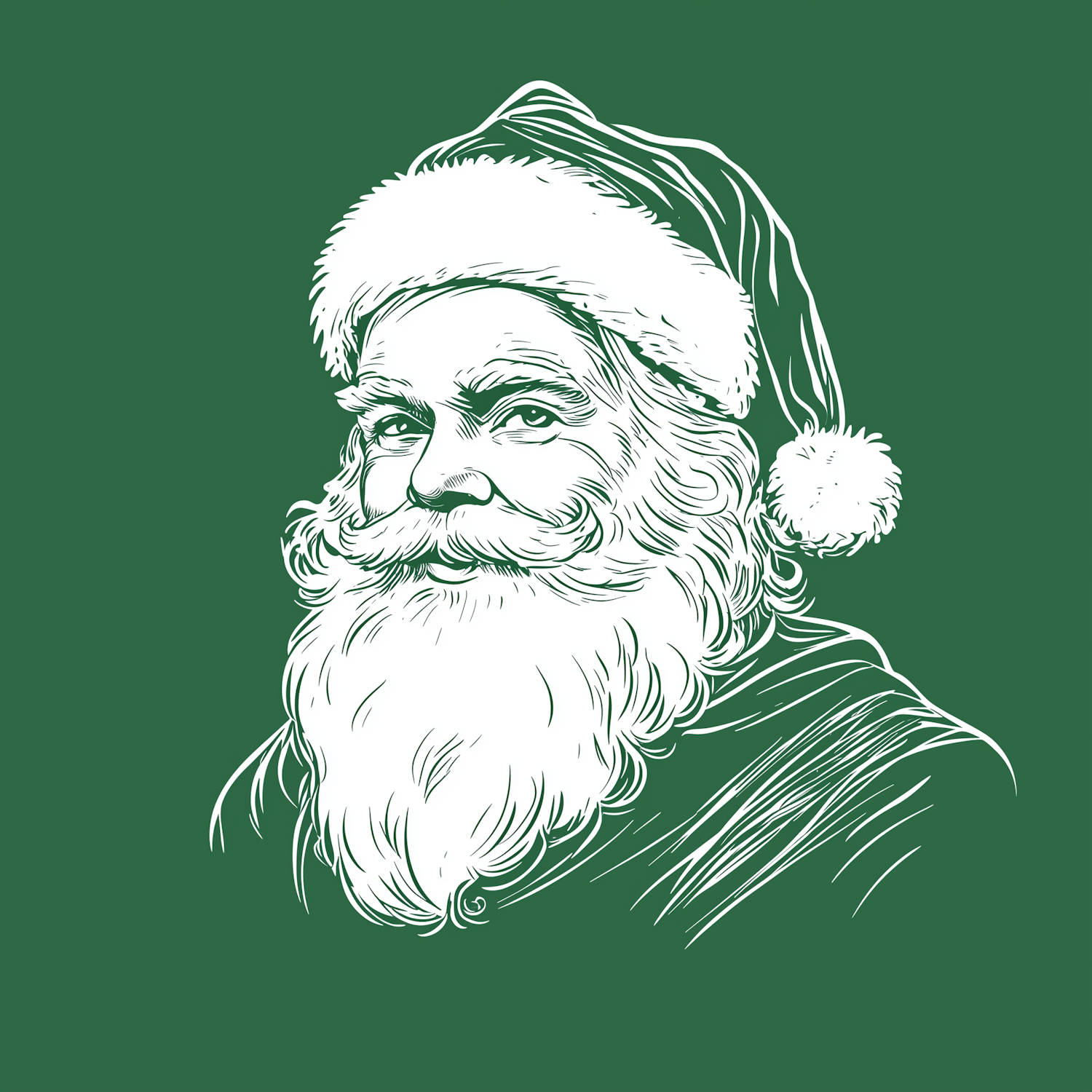 Classic Santa Claus Illustration