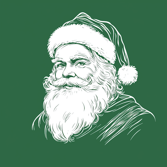 Classic Santa Claus Illustration