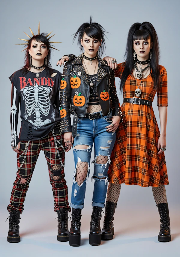 Punk Halloween Trio