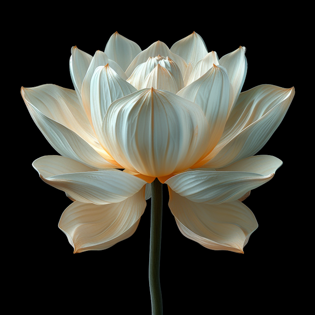 Ethereal Lotus Flower Close-up