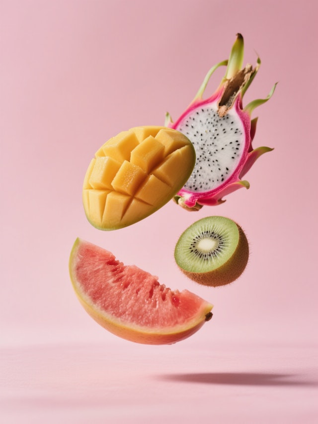 Floating Tropical Fruits
