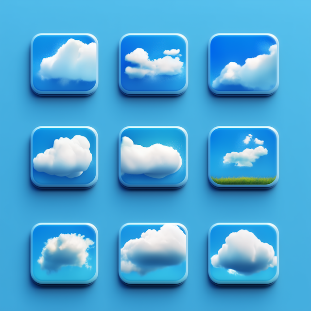 Cloud Icon Grid