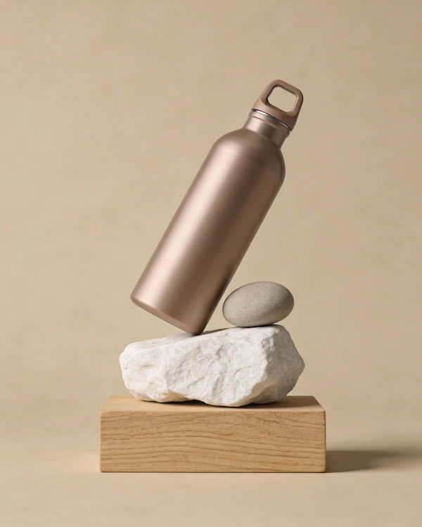 Minimalist Bottle Display