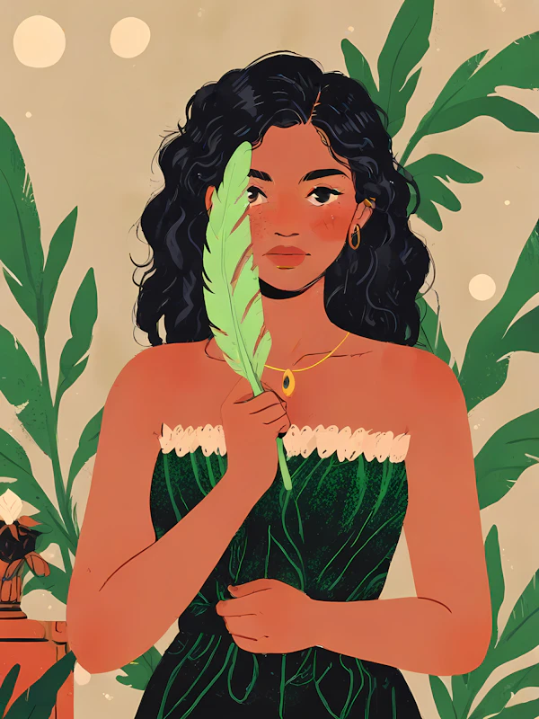 Stylized Woman Portrait