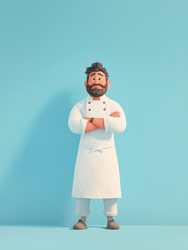 Stylized Chef Illustration