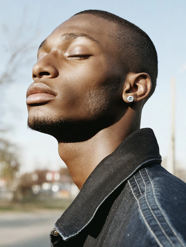 Serene Outdoor Portrait