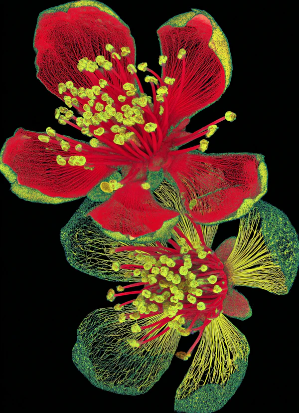 Vivid Flower Close-Up