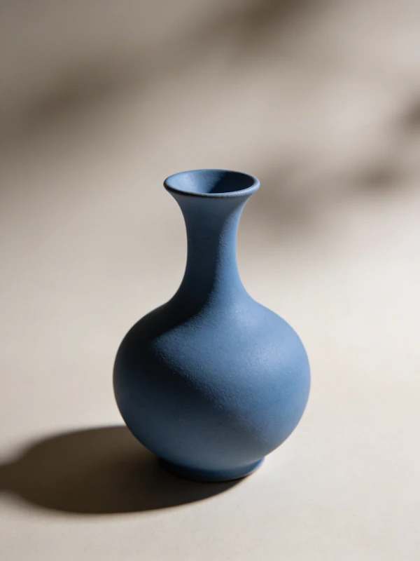 Blue Ceramic Vase