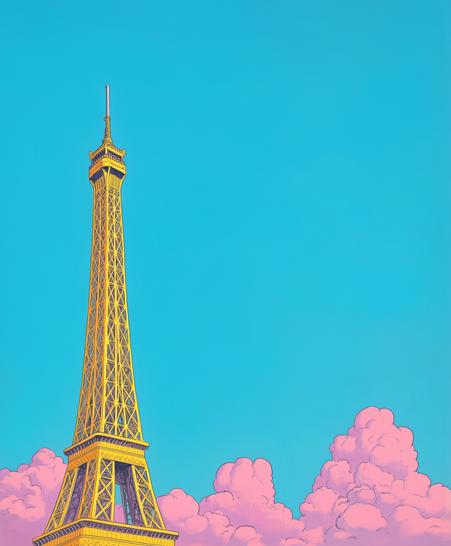 Whimsical Eiffel Tower