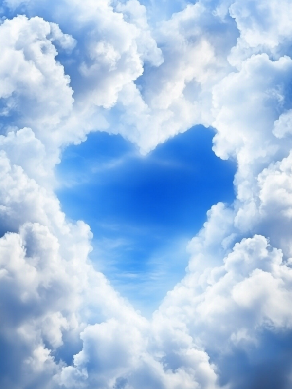 Heart-Shaped Cloud Formation