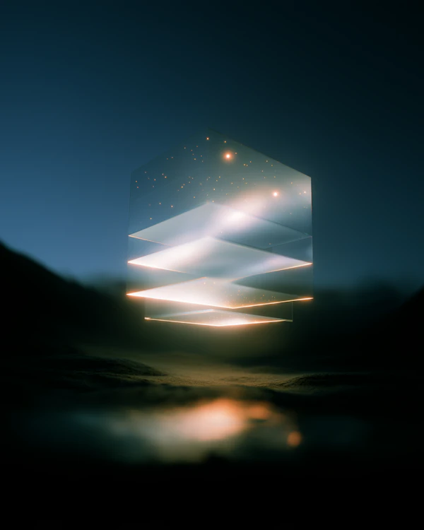 Surreal Geometric Glow