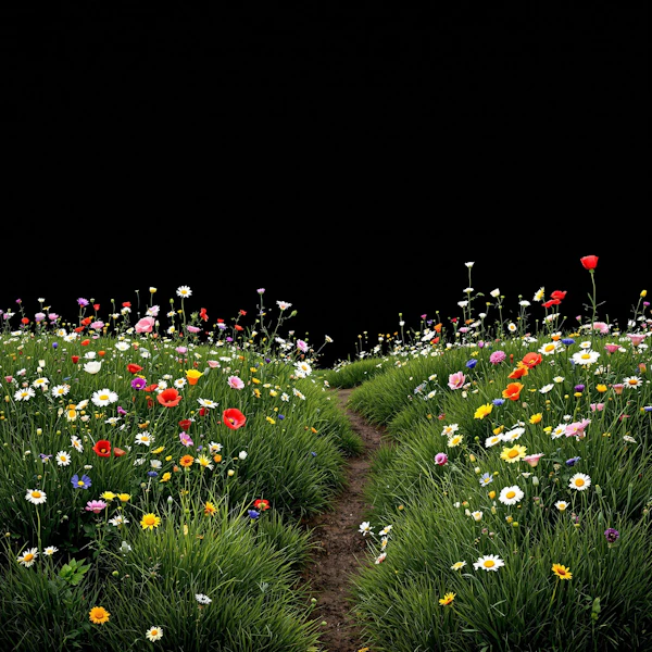 Vibrant Flower Meadow