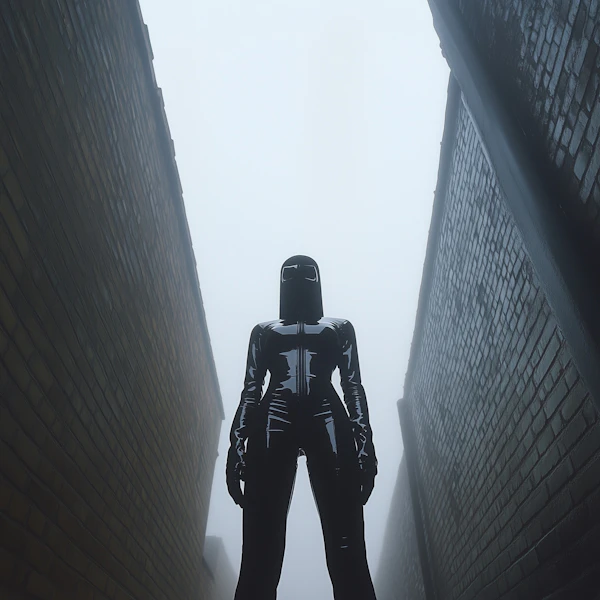 Futuristic Alleyway Scene