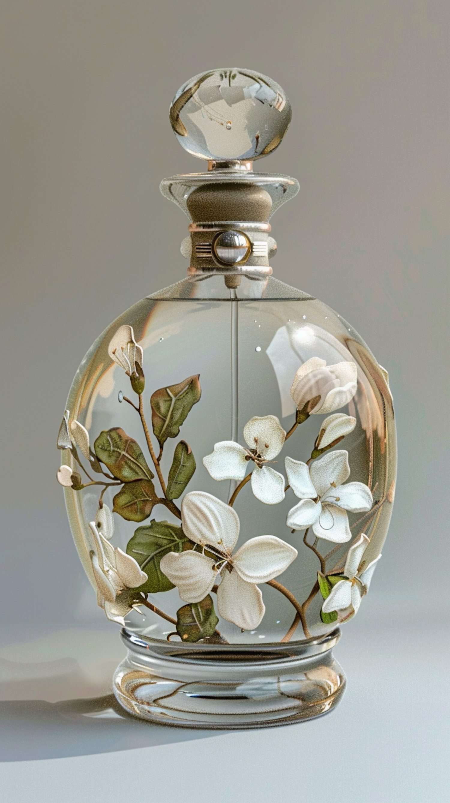 Elegant Glass Perfume Bottle