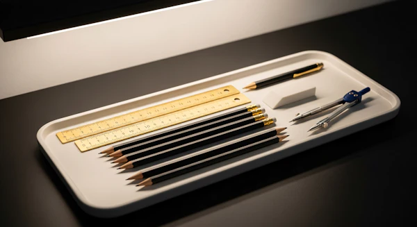 Organized Stationery Set