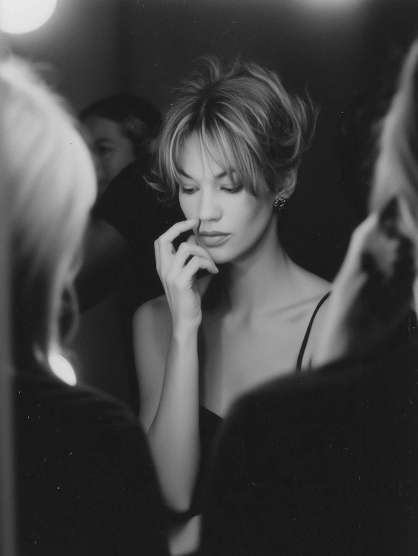 Contemplative Woman Portrait