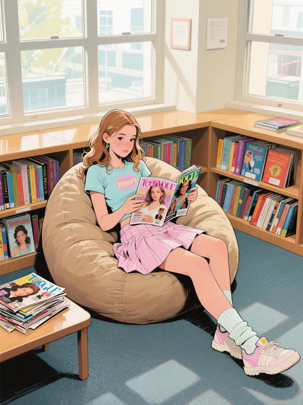 Young Woman Reading