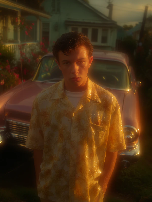 Golden Sunset Portrait