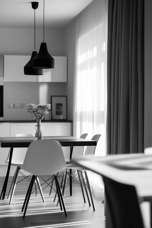 Modern Minimalist Dining Area