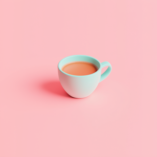 Minimalist Mint Green Coffee Cup