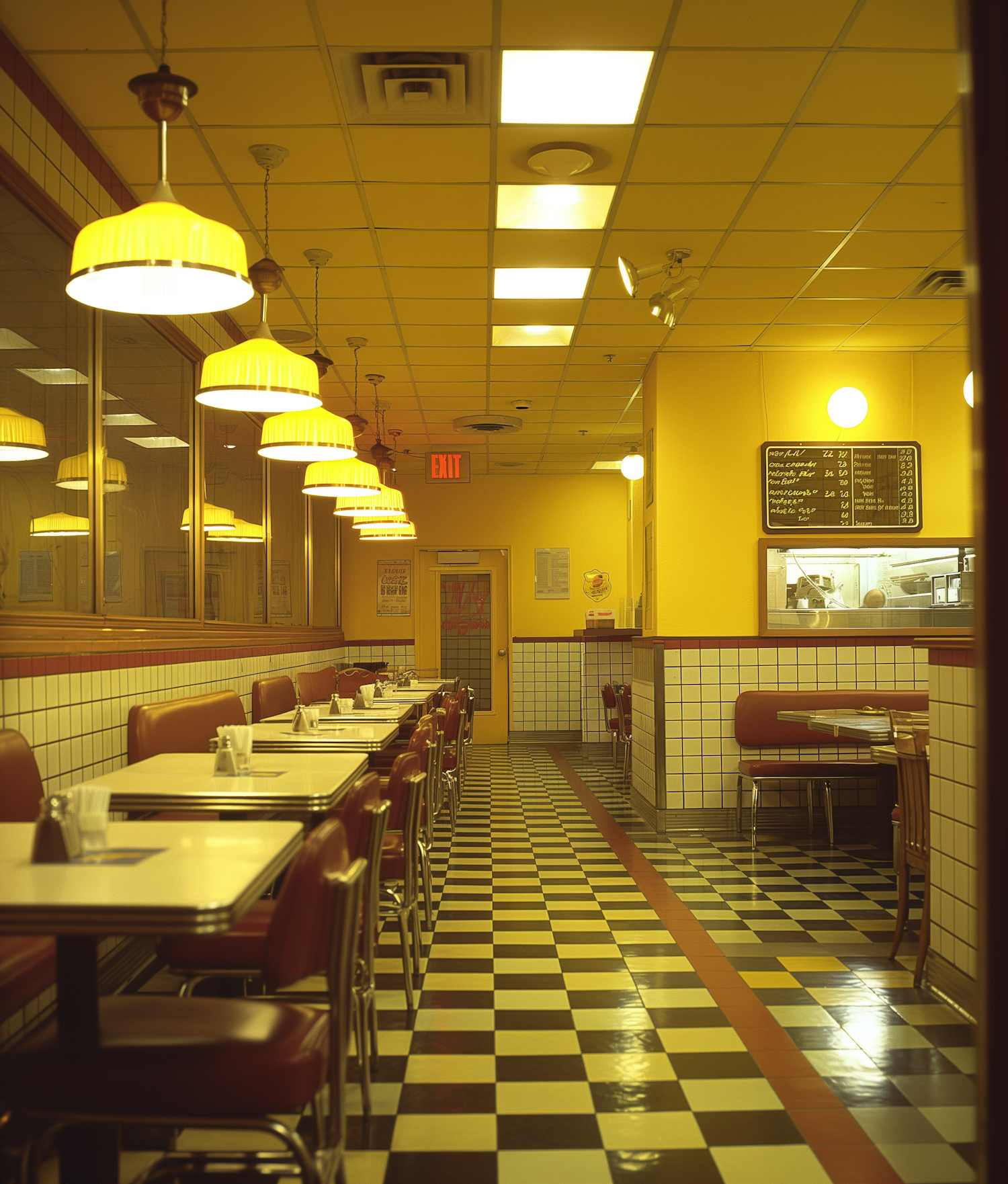 Retro-Style Diner Interior