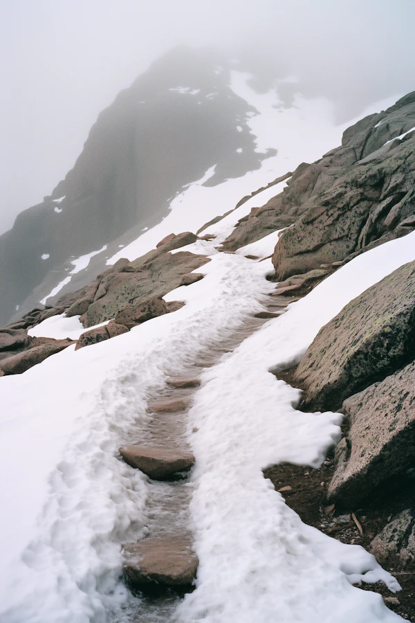 Rugged Mountain Path