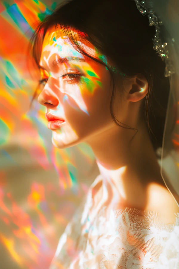 Ethereal Portrait of a Young Woman