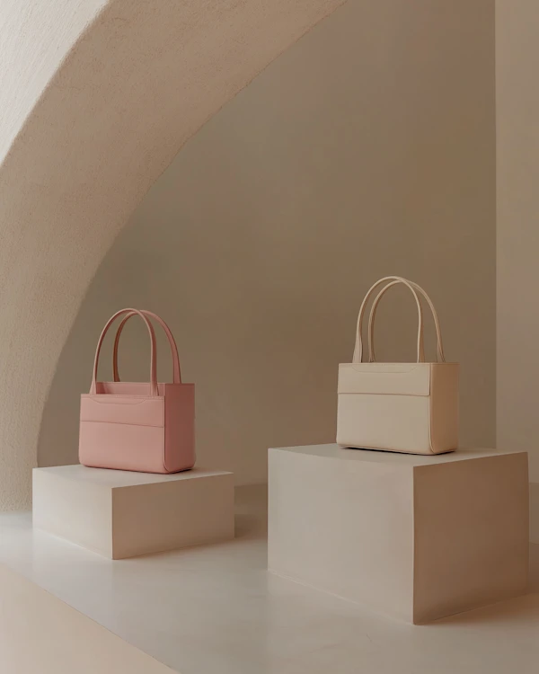 Minimalist Handbags Display