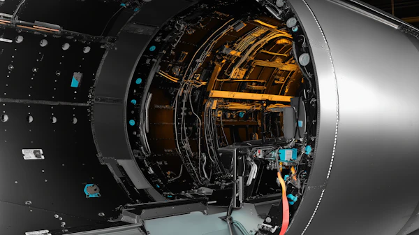 High-Tech Aerospace Interior