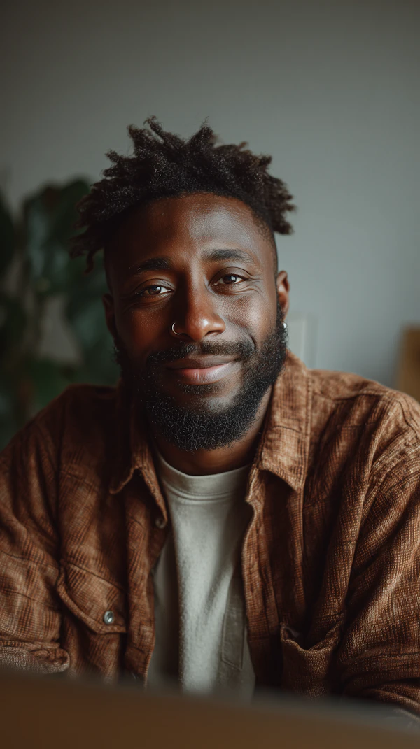 Portrait of Smiling Man