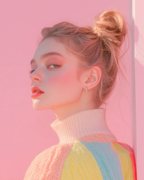 Dreamy Portrait Close-Up