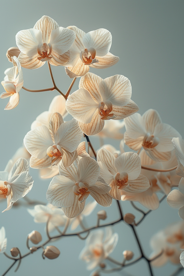 Elegant Orchid Cluster