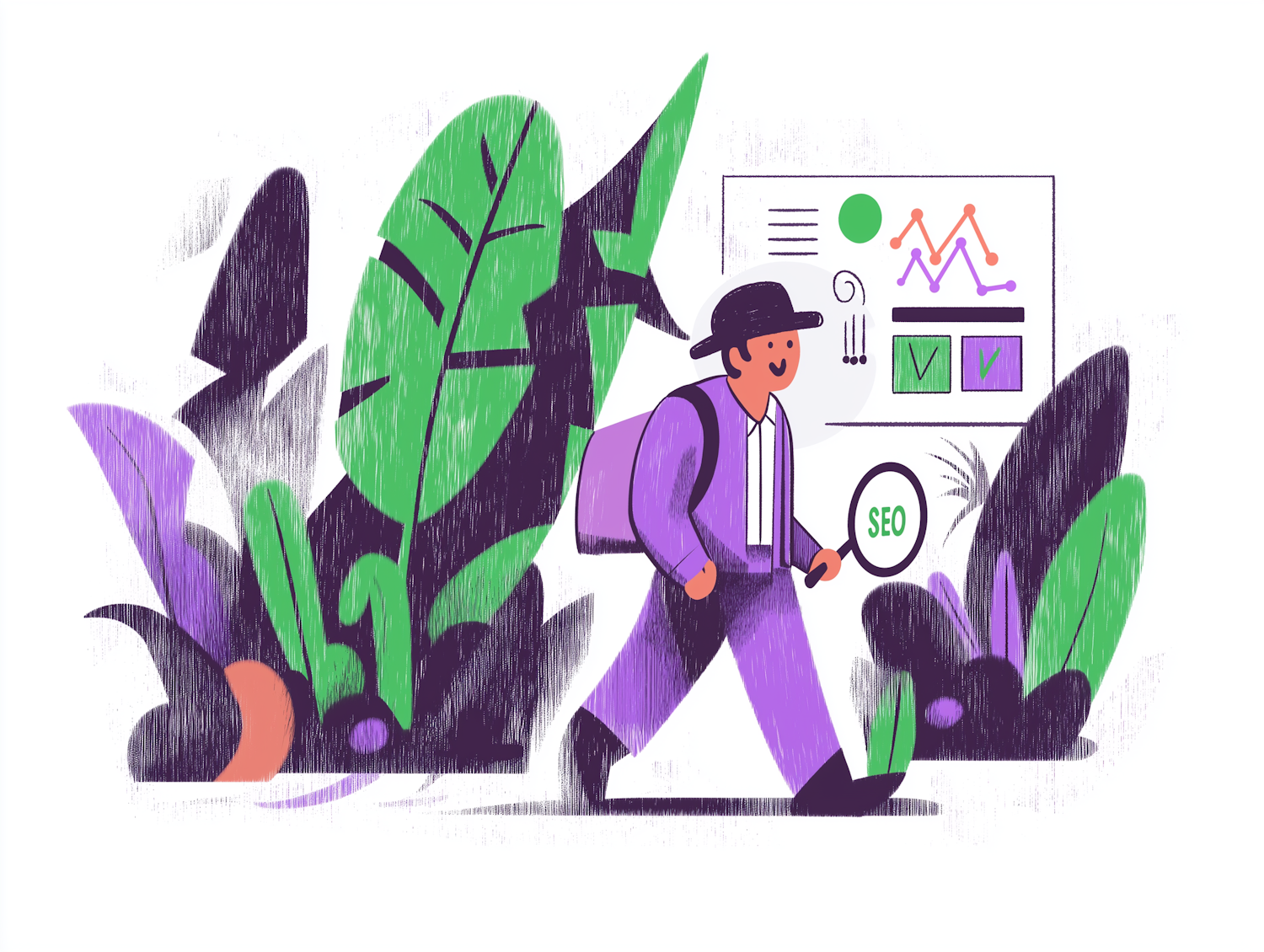 SEO Exploration Illustration