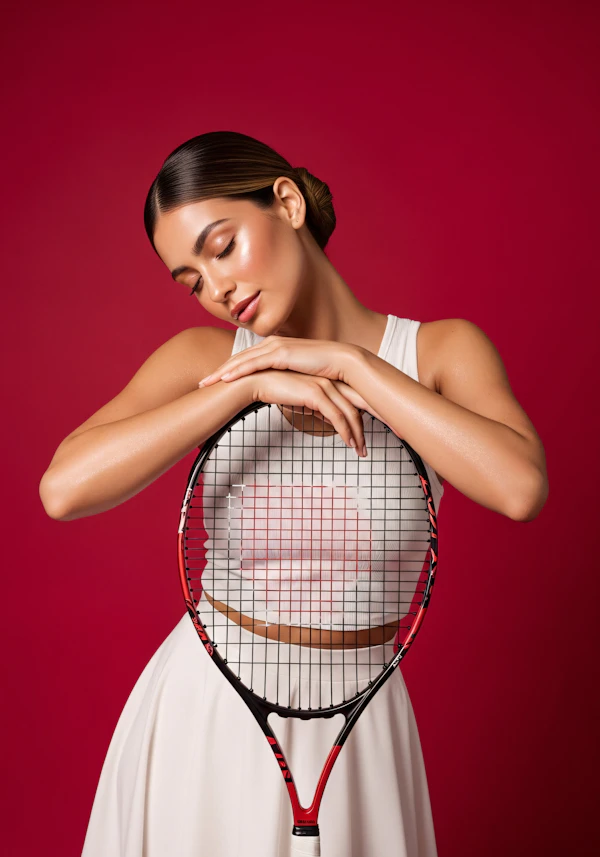 Tennis Elegance Portrait