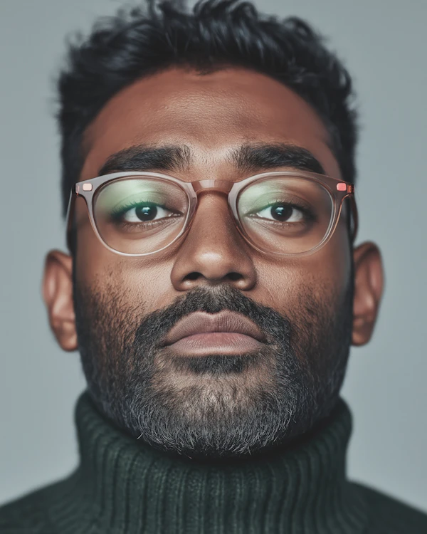 Portrait of Bearded Man