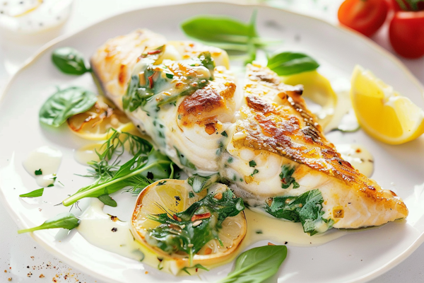 Gourmet Grilled Fish Fillet