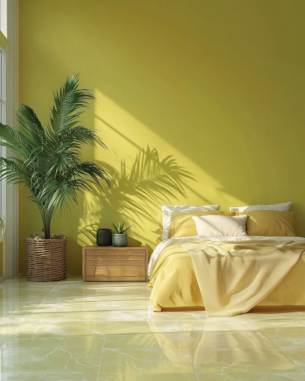 Sunny Yellow Bedroom