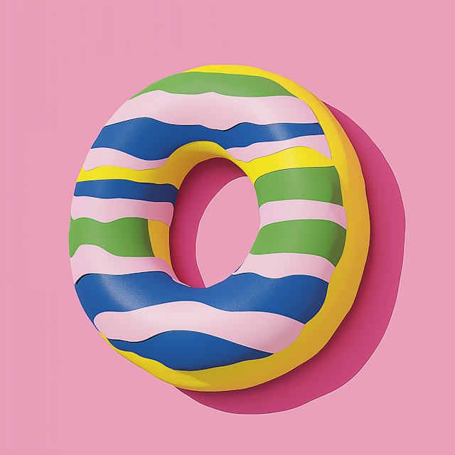 Colorful Inflatable Ring