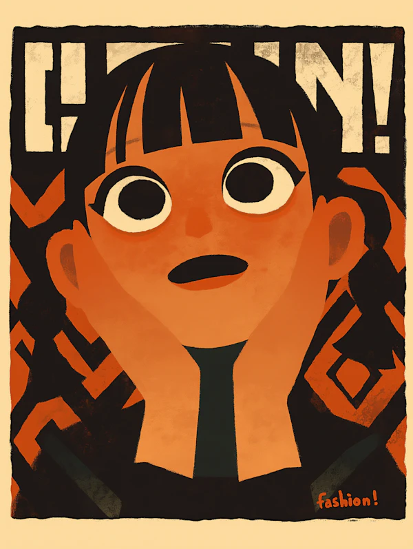 Surprised Fashion Art