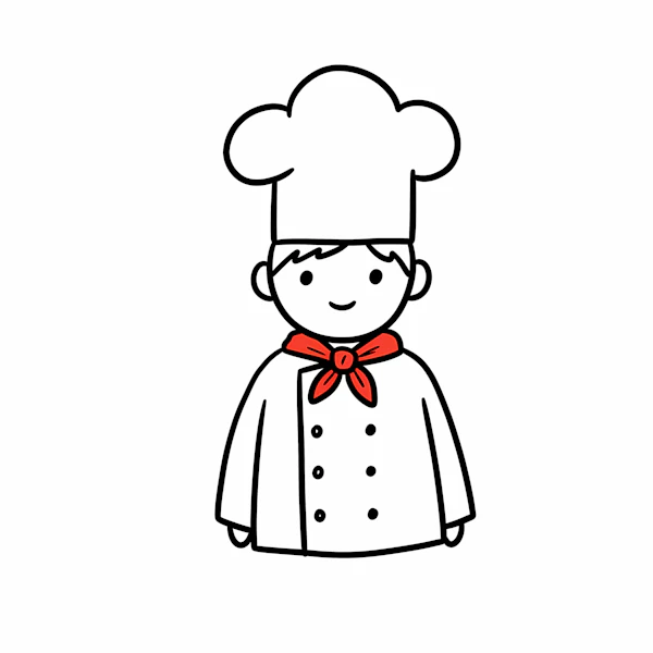 Friendly Chef Illustration