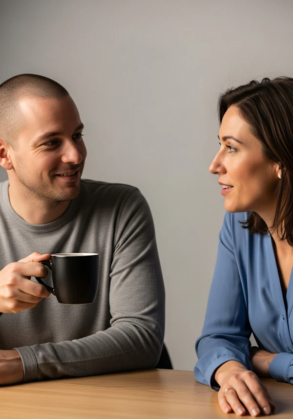 Warm Conversation Scene