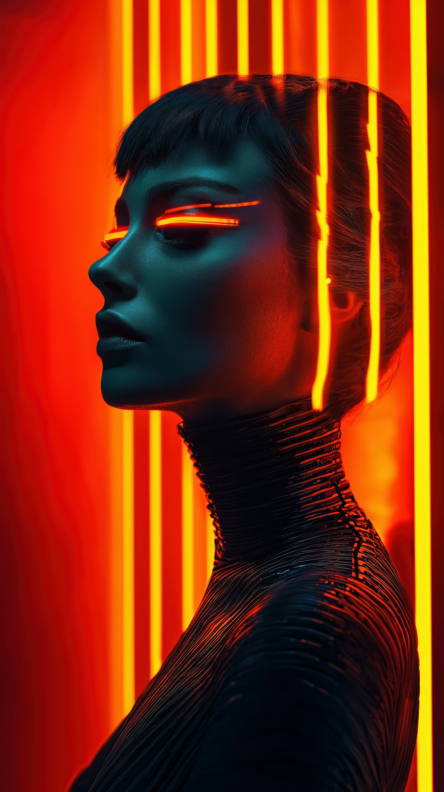 Futuristic Human Portrait