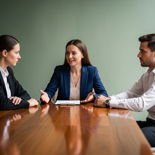 Professional Meeting Scene