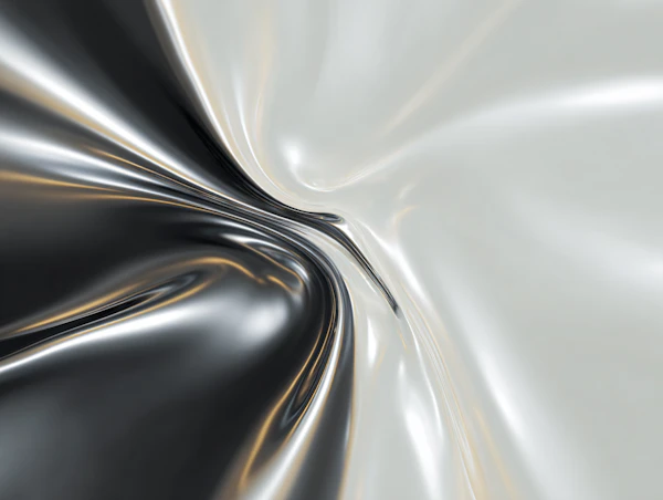 Metallic Swirl Abstract