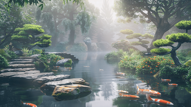 Serene Japanese Garden