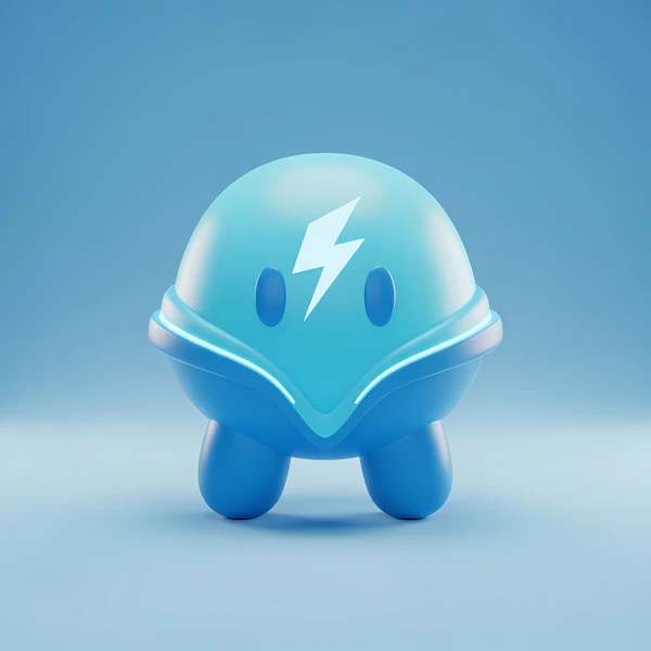 Futuristic Blue Character