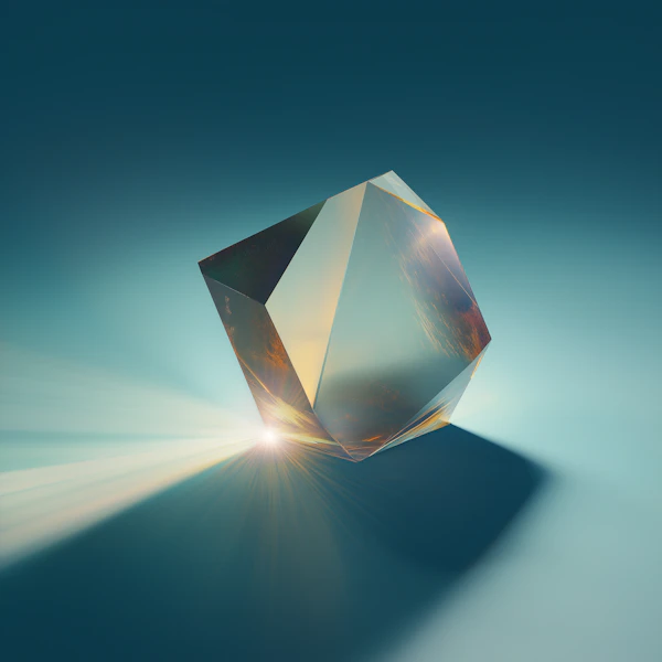 Golden Crystal Object