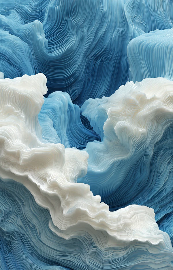Abstract Flowing Waves