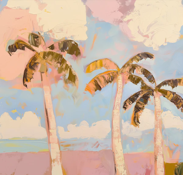 Tropical Palm Scene