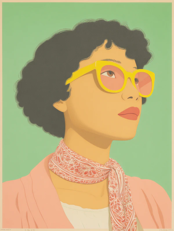 Stylized Woman Portrait